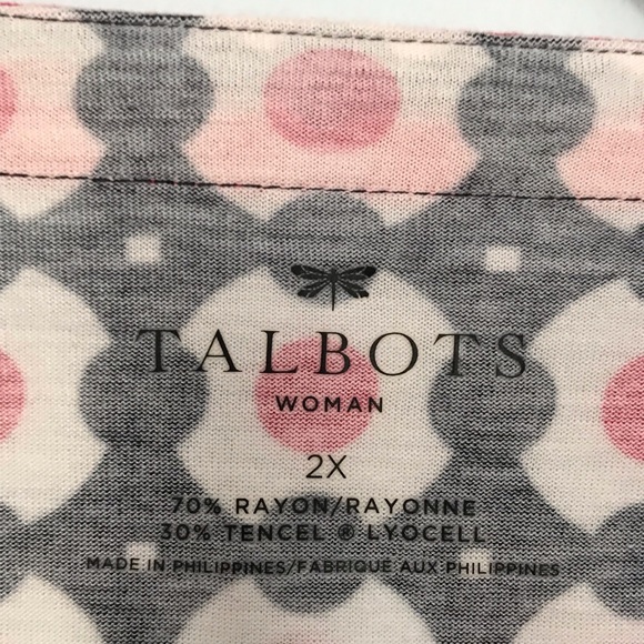 Talbots patterned blouse - Picture 2 of 2